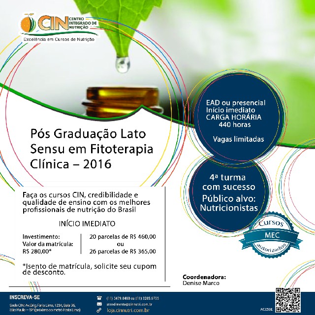 Pos graduacao lato sensu em fitoterapia clinica