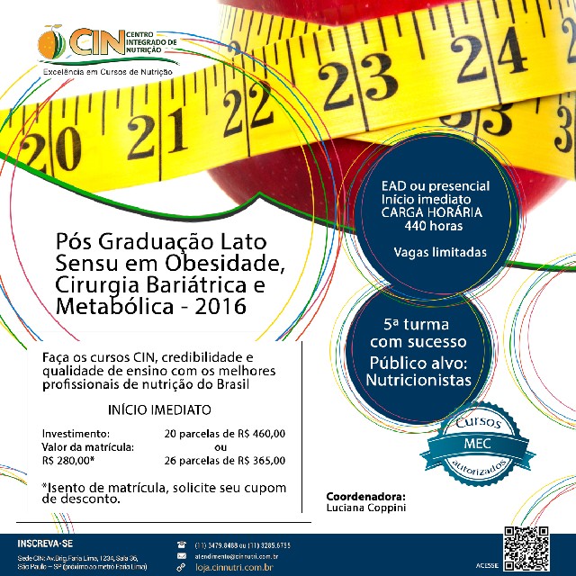 Pos em obesidade e cir bariatrica e metabolica