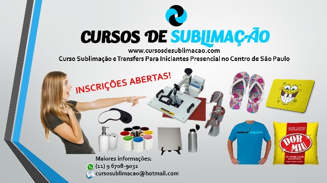 Curso Sublimação e Transfers Para Iniciantes